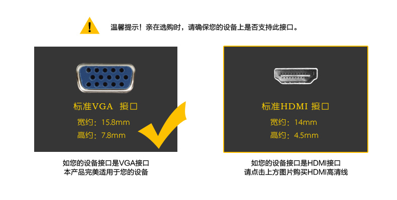 VGA公对母连接线接口