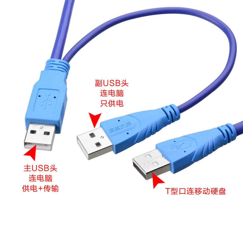 深蓝大道USB2.0版移动硬盘线