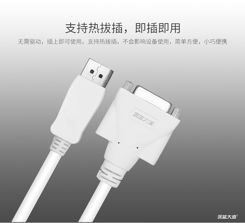 DP转DVI24+5转换器