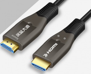 如何正确使用HDMI光纤线, 光纤HDMI线的使用方法！